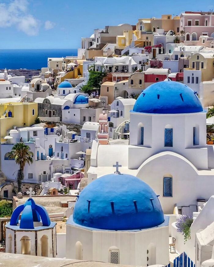 du lịch Santorini Hy Lạp hòn đảo xinh đẹp trên thế giới