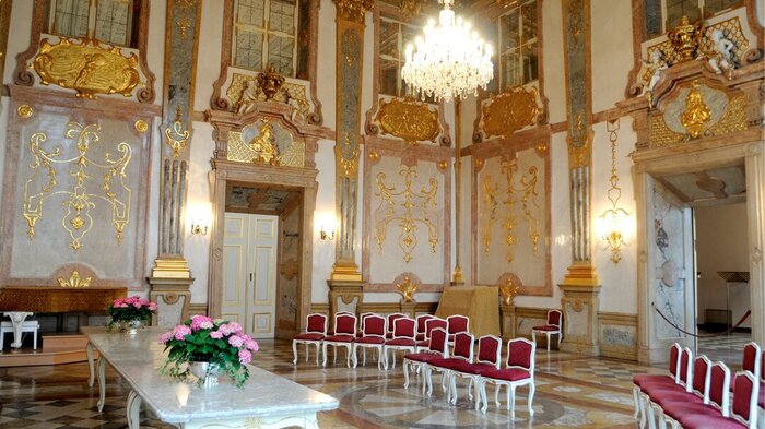  du lịch Salzburg Áo tham quan Cung điện Mirabell