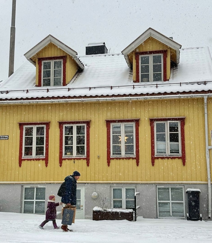Du lịch Oslo Nauy - Khung cảnh tuyết rơi trắng xóa tại Oslo