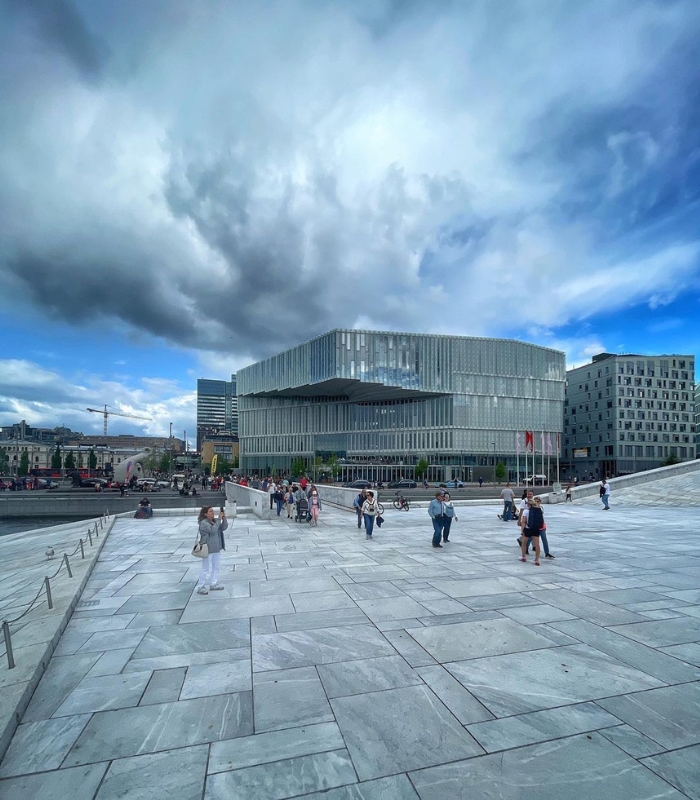 Du lịch Oslo Nauy - Nhà hát Opera Oslo là nơi cho những người yêu thích nghệ thuật