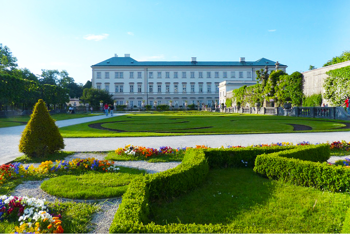  du lịch Salzburg Áo ghé thăm Cung điện Mirabell