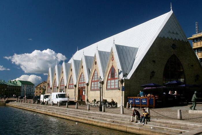  Chợ cá Fiskekorka nổi tiếng tại thành phố Gothenburg Thụy Điển