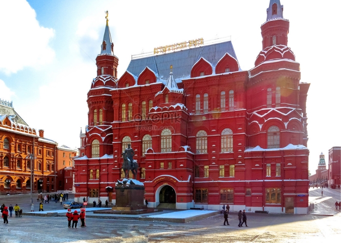 Tour du lịch Nga 9 ngày 8 đêm - Quảng trường Đỏ địa điểm thăm quan nổi tiếng của Nga