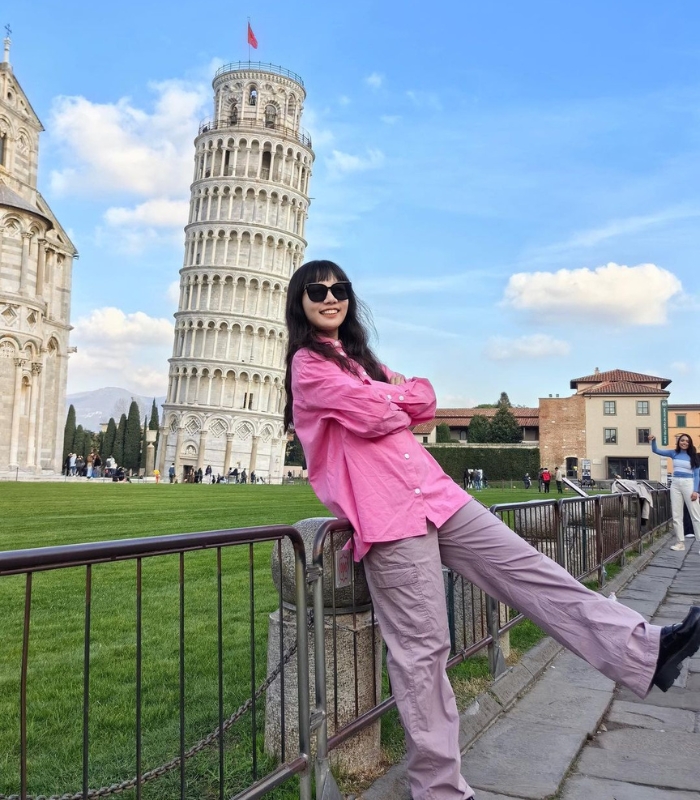 Tháp nghiêng Pisa Ý là địa điểm tham quan hấp dẫn