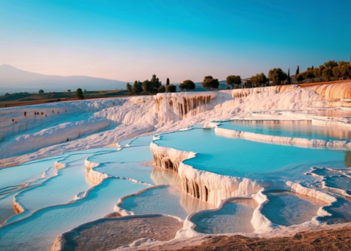 “Lâu đài Bông” Pamukkale là địa điểm du lịch nổi tiếng tại Thổ Nhĩ Kỳ