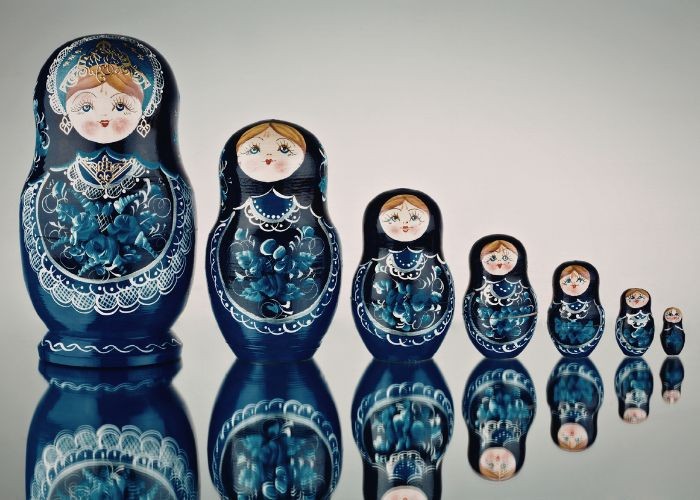 Quà lưu niệm tại Nga - Búp bê Matryoshka