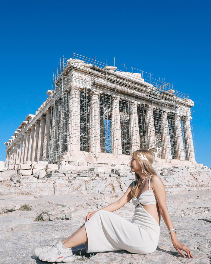 Cân nhắc thời gian tham quan đền Parthenon Hy Lạp để tránh đông đúc