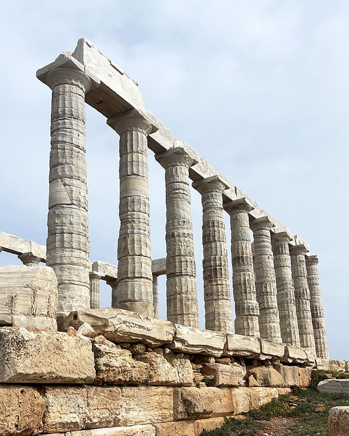 Kiểm tra giờ mở cửa của đền Poseidon Hy Lạp