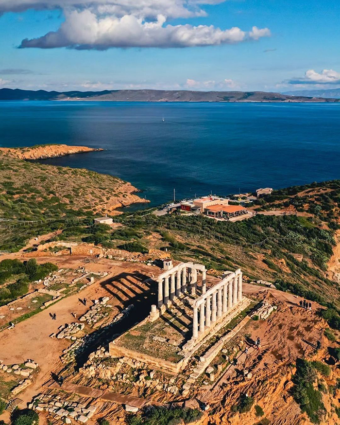 Khám phá những điều thú vị khi du lịch đền Poseidon Hy Lạp