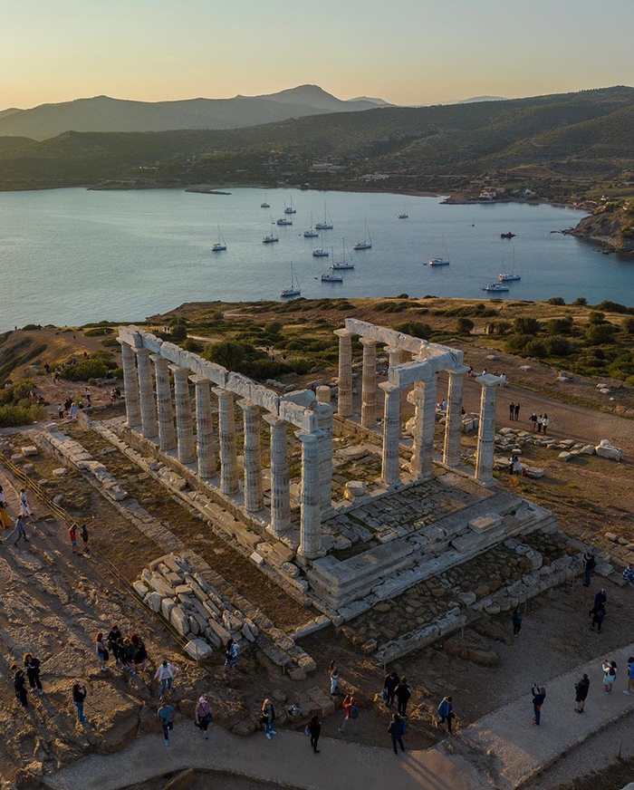 Lịch sử xây dựng đền Poseidon Hy Lạp