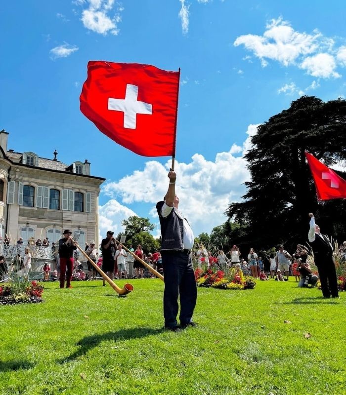 Lễ hội Swiss National Day Thụy Sĩ
