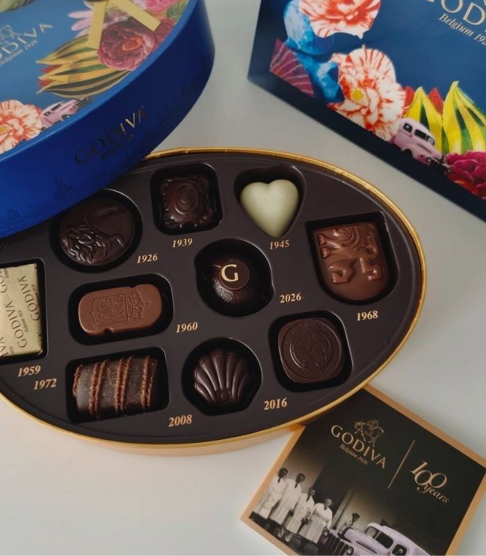 Godiva - cửa hàng socola nổi tiếng ở Bỉ
