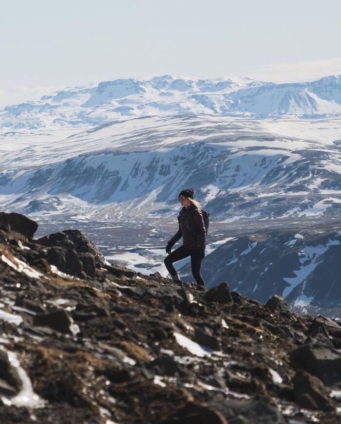 du lịch Reykjavik Iceland leo núi Ejsa