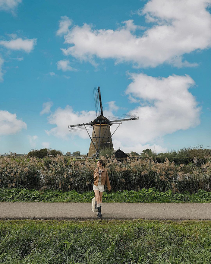 Tìm hiểu cuộc sống bình yên tại làng Kinderdijk Hà lan