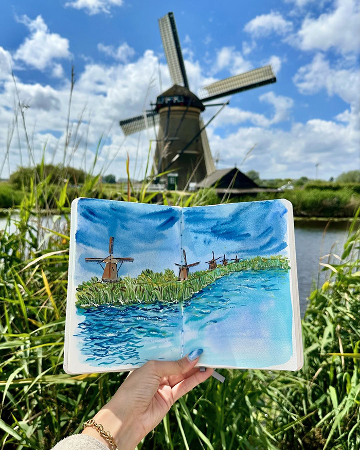 Bảo tàng Kinderdijk tại làng Kinderdijk Hà Lan