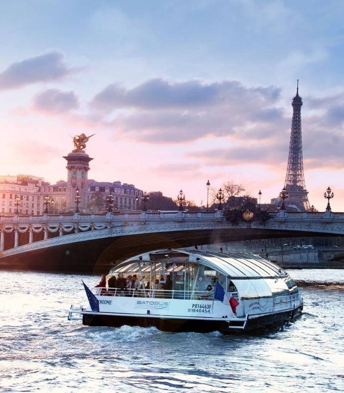 Du thuyền sông Seine Paris - Batobus