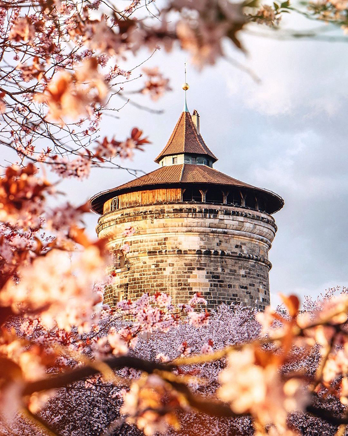 Lâu đài Nuremberg (Nürnberger Burg) tại thành phố Nuremberg Đức