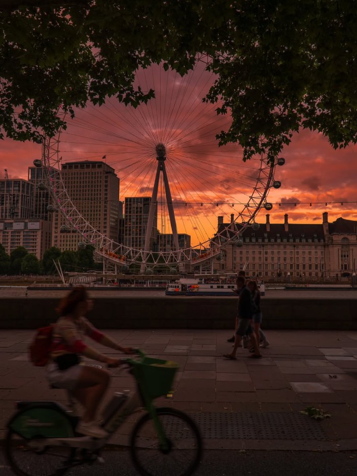 địa điểm du lịch London mùa hè tại london eye