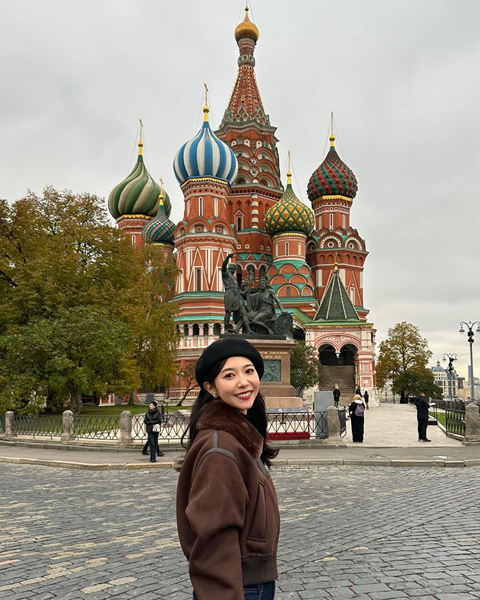 Nhà thờ Thánh Basil tại thành phố Moscow Nga