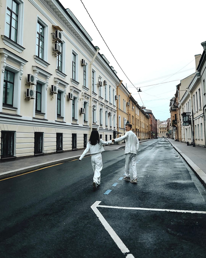 Phố Nevsky Prospect tại thành phố Saint Petersburg Nga