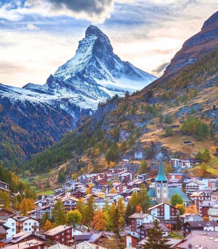 Địa điểm du lịch Thụy Sĩ mùa thu - Zermatt