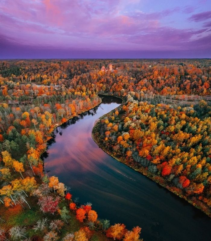 Địa điểm ngắm mùa thu châu Âu - Công viên Quốc gia Gauja (Latvia)