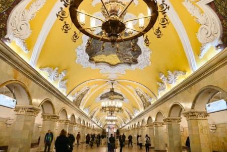 Top 5 ga tàu điện ngầm Moscow Nga đẹp và ấn tượng nhất