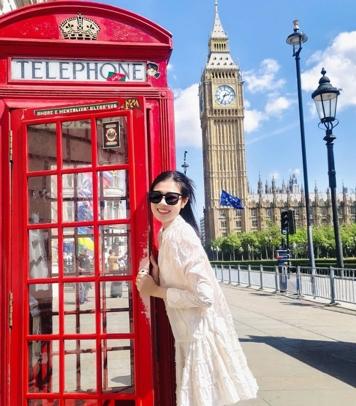 Góc chụp ảnh đẹp nhất với Tháp đồng hồ Big Ben London