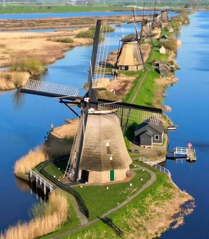 Kinh nghiệm du lịch Hà Lan - Kinderdijk