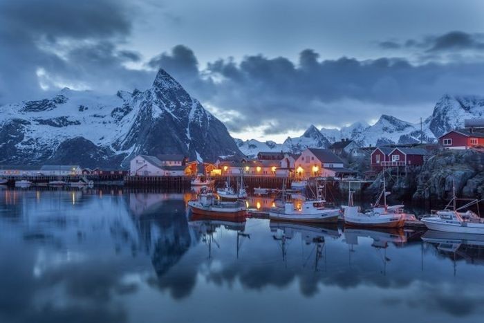 Cảnh đẹp Na Uy vào mùa đông khiến ai cũng phải ngẩn ngơ ngắm nhìn. -n du lịch châu âu nên đi những nước nào