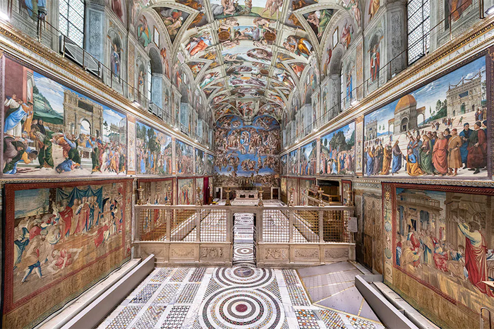 Trải nghiệm nét hội họa để đời nổi tiếng của Michelangelo tại nhà nguyện Sistine- du lịch châu âu nên đi những nước nào