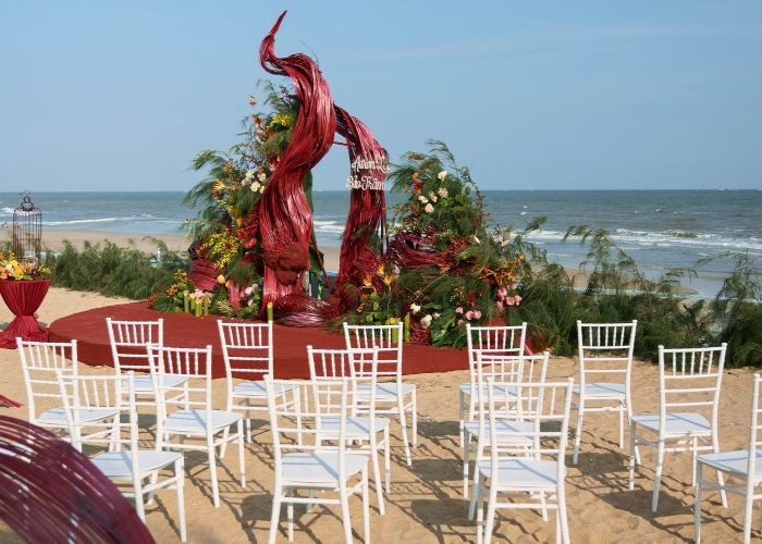 Le Palmier Hồ Tràm là địa điểm tổ chức tiệc cưới lãng mạn bên biển