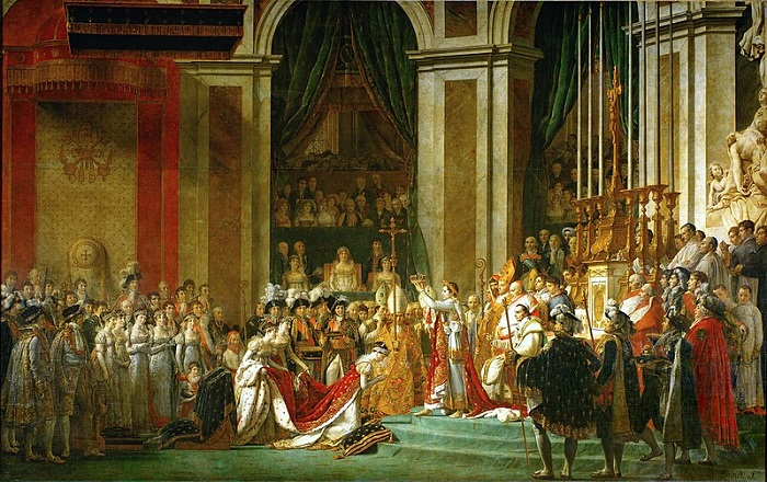 Bảo tàng Louvre - những kiệt tác nghệ thuật của nhân loại: Bức tranh Lễ tấn phong của Hoàng đế Napoleon