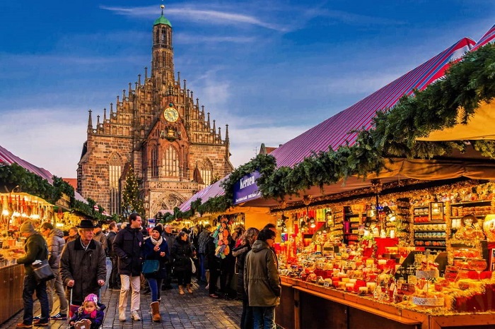 Chợ Giáng sinh Nuremberg: chợ Giáng sinh ở Đức đẹp nhất mà bạn không thể bỏ qua