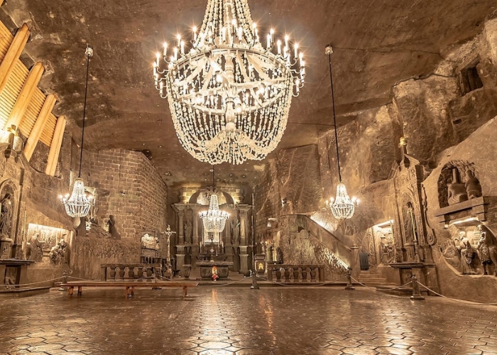 Mỏ muối Wieliczka - Kiến trúc độc đáo dưới lòng đất