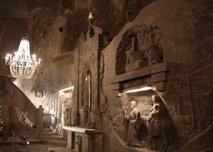 Những tác phẩm tuyệt đẹp tại mỏ muối Wieliczka Ba Lan