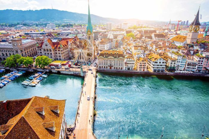 Nét đẹp hiện đại hòa lẫn cùng kiến trúc truyền thống ở Zurich