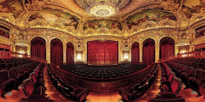 Nội thất hoa lệ của nhà hát Opera Monte-Carlo