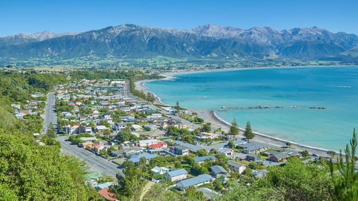 Thị trấn Kaikoura mơ mộng ở biển Thái Bình Dương