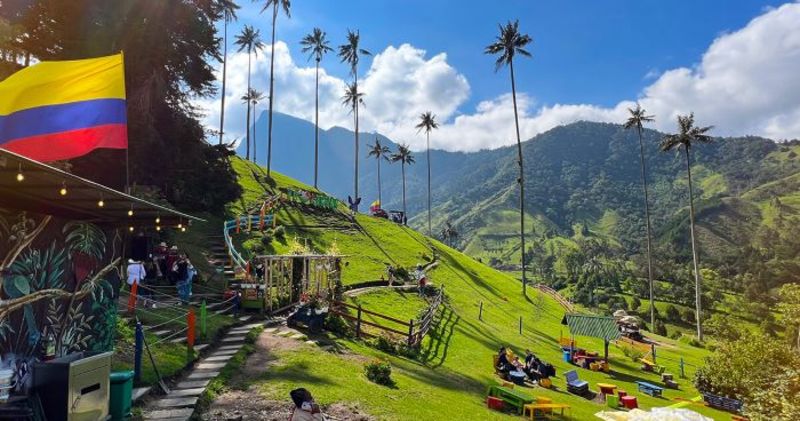 Khung cảnh yên bình, thơ mộng ở Valle de Cocora