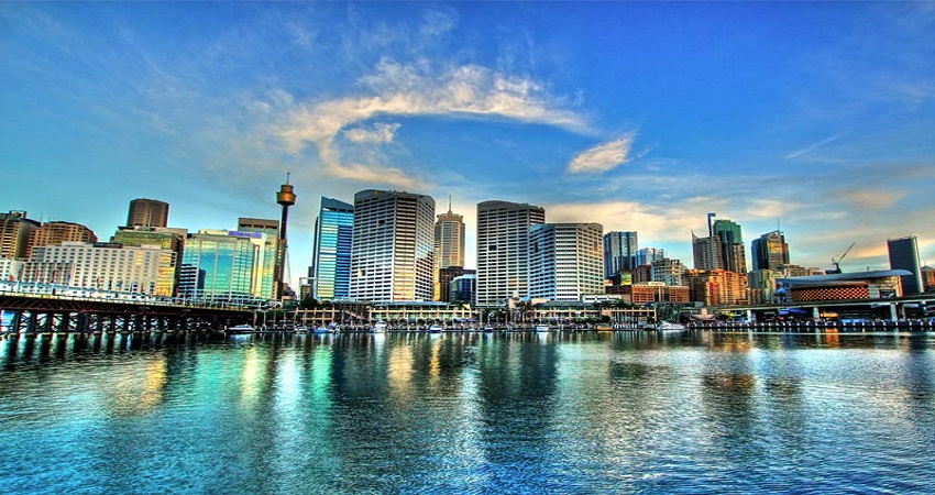 Cầu cảng Tình yêu Darling Harbour